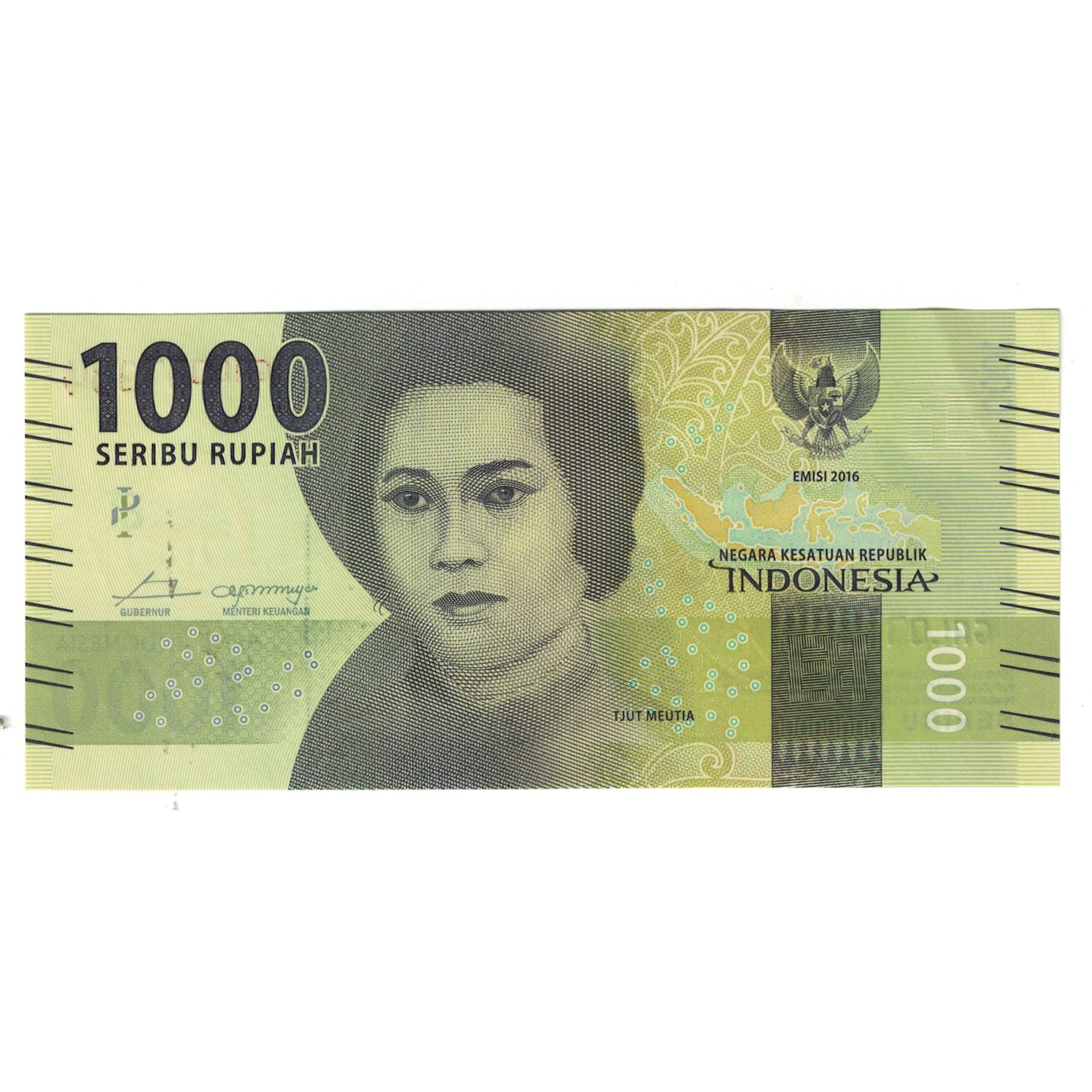 Banconote, Indonesia, 1000 Rupiah, 2016, Undated (2017), KM:154b, FDS