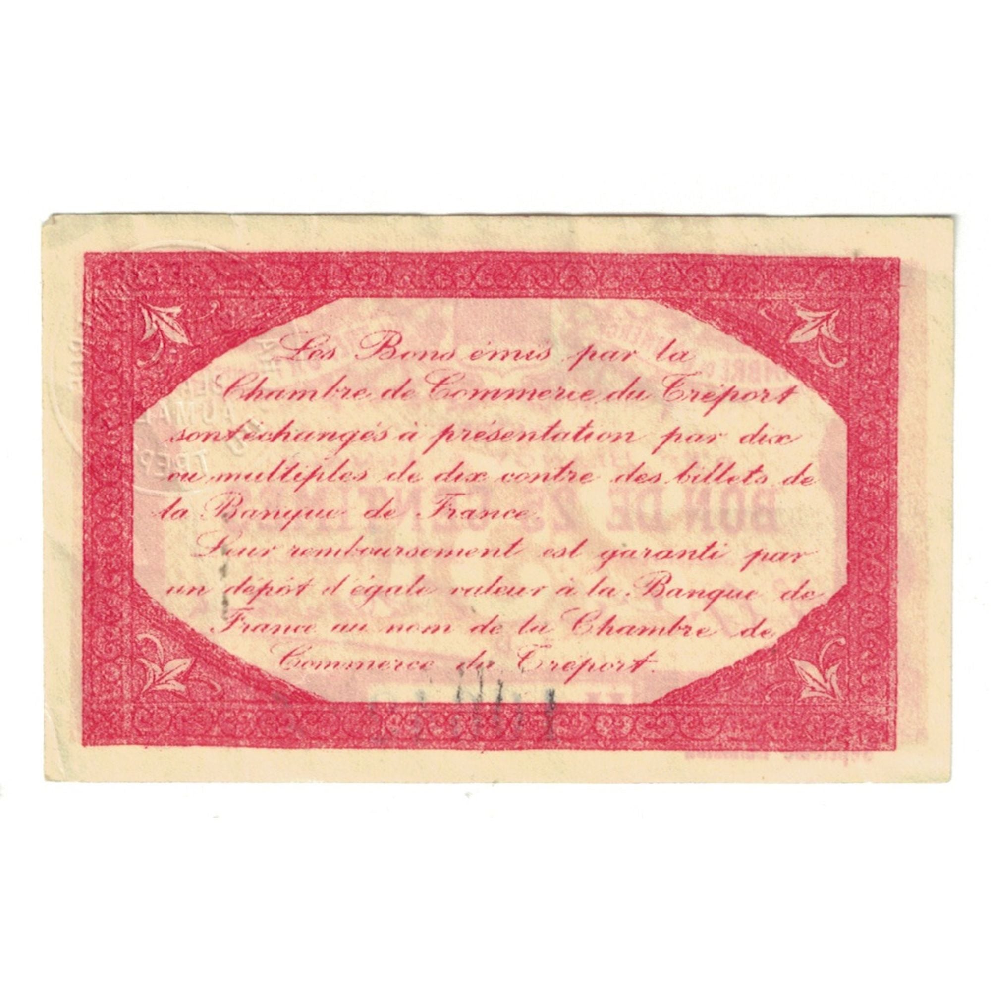 Francia, Le Tréport, 25 Centimes, BB, Pirot:71-23