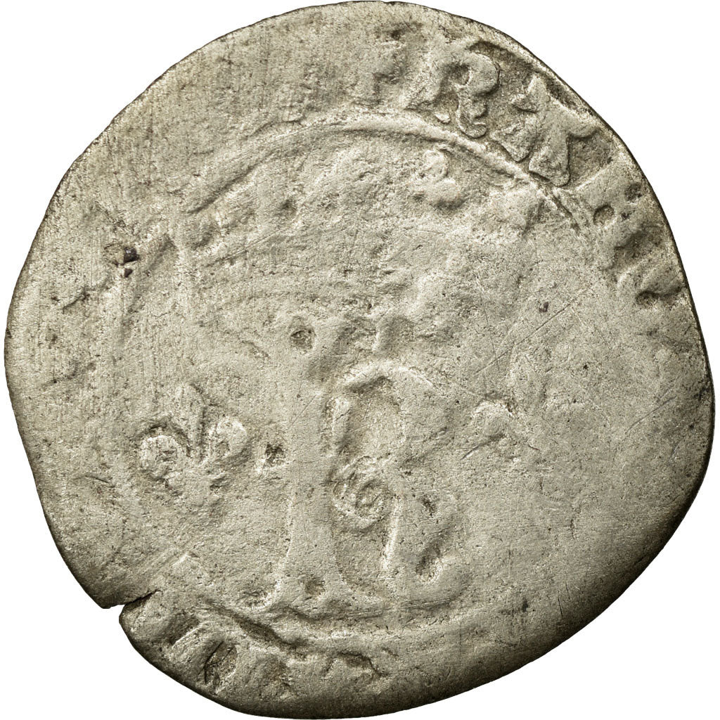 Munten, Frankrijk, Karolus or Dizain, 1488, ZG+, Zilver, Duplessy:593