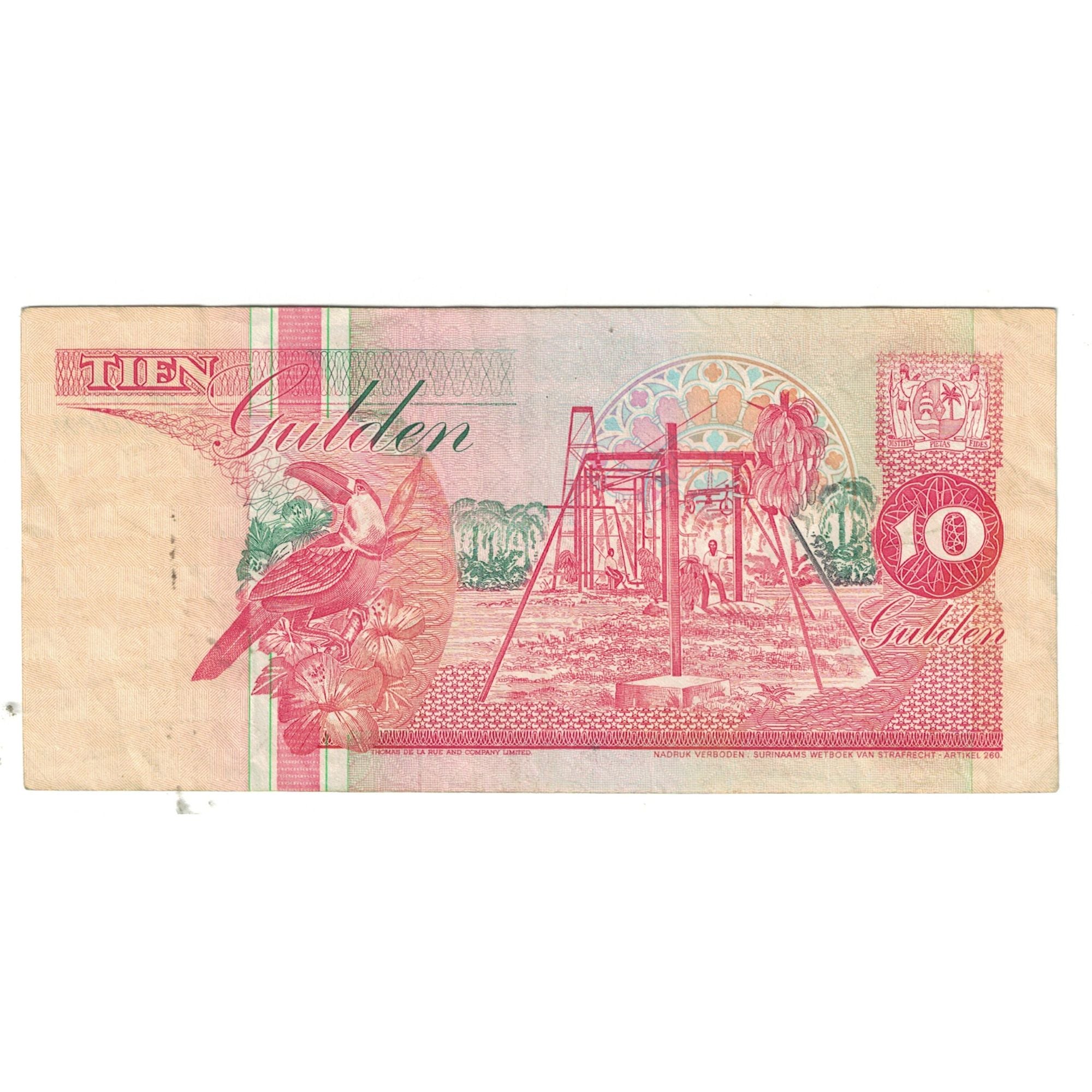 Billete, 10 Gulden, 1996, Surinam, 1996-12-01, KM:137b, MBC