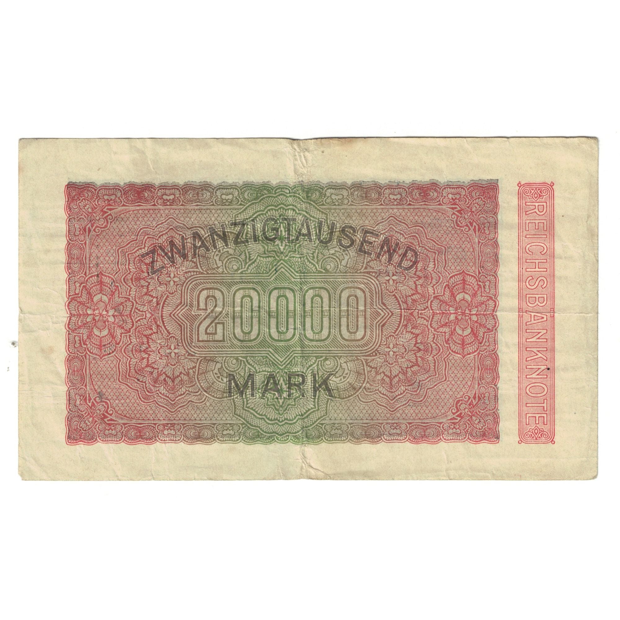 Banconote, Germania, 20,000 Mark, 1923, 1923-02-20, KM:85d, BB