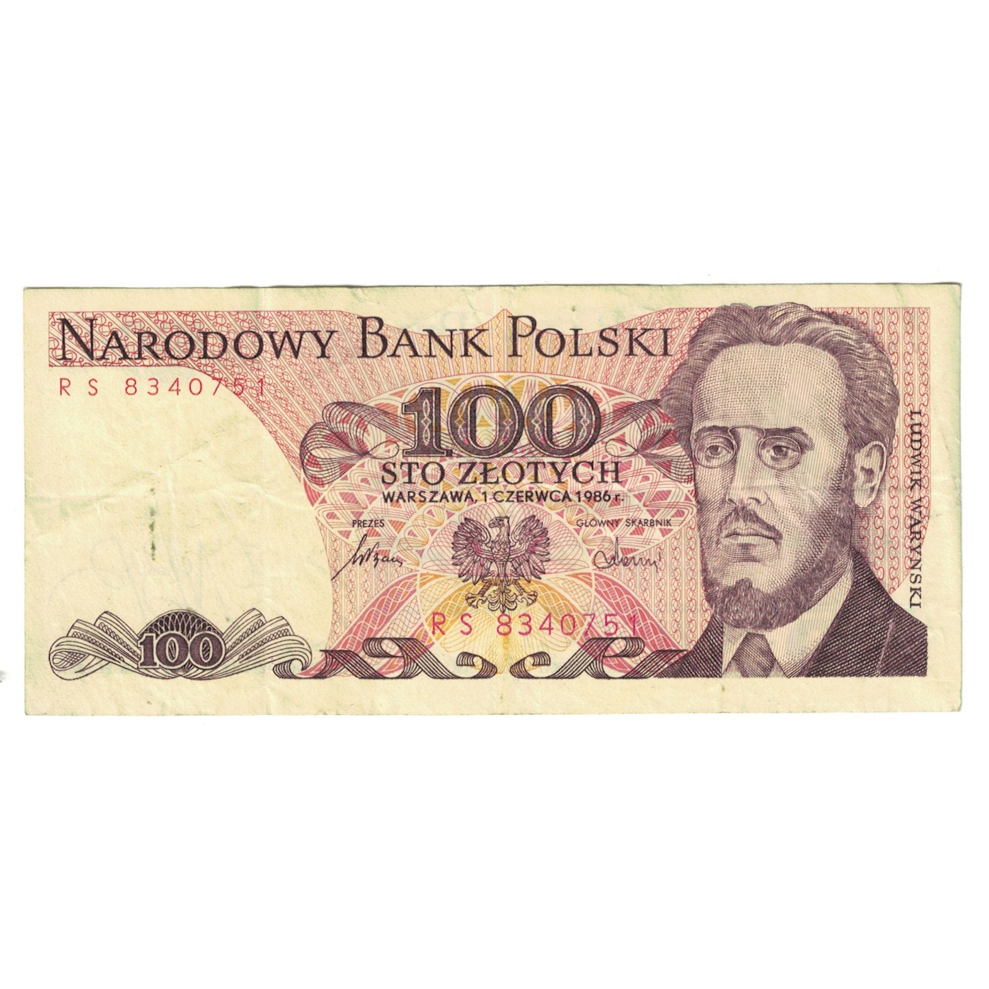 Biljet, Polen, 100 Zlotych, 1988, 1988-12-01, KM:143c, TTB