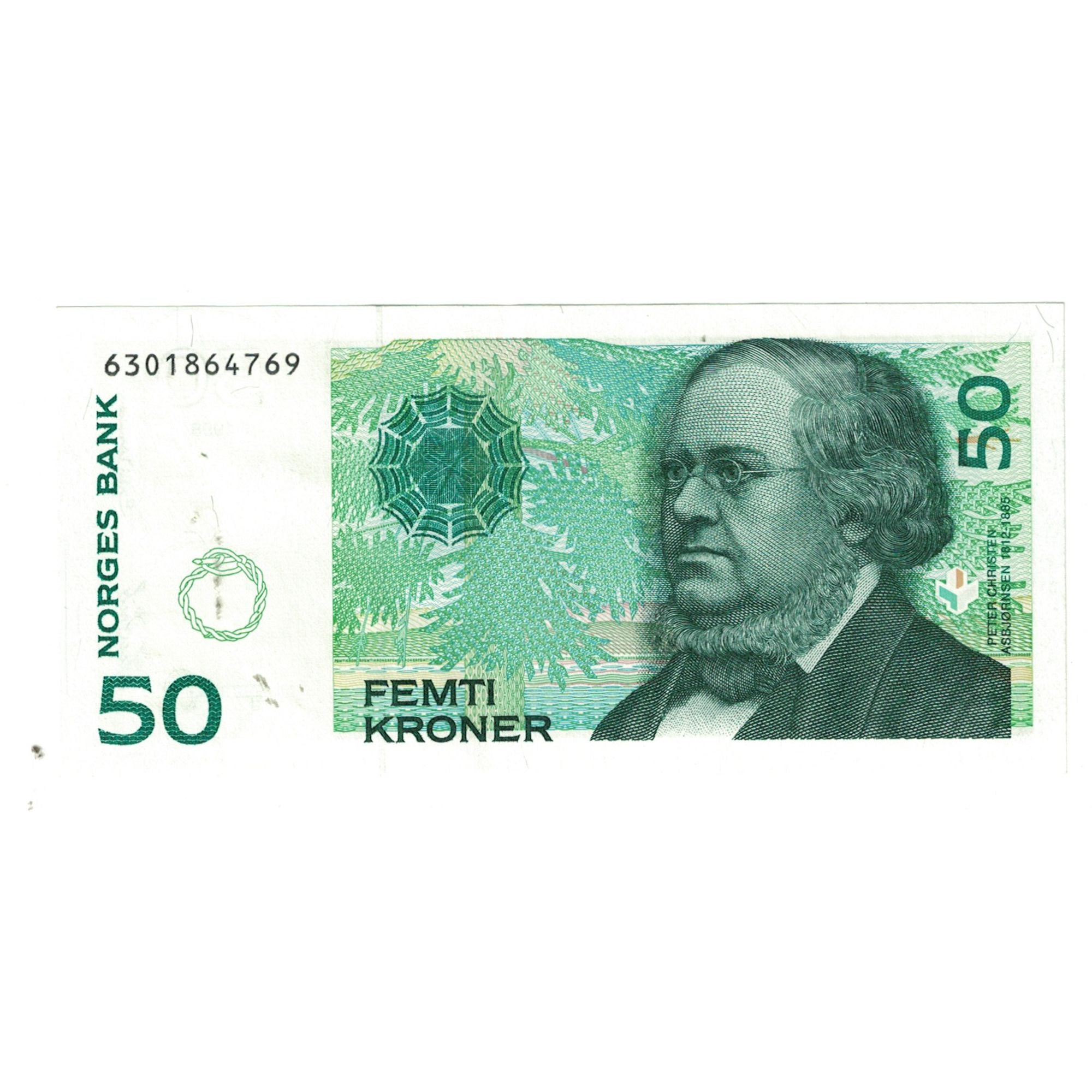 Nota, Noruega, 50 Kroner, 1998, KM:46a, UNC(63)