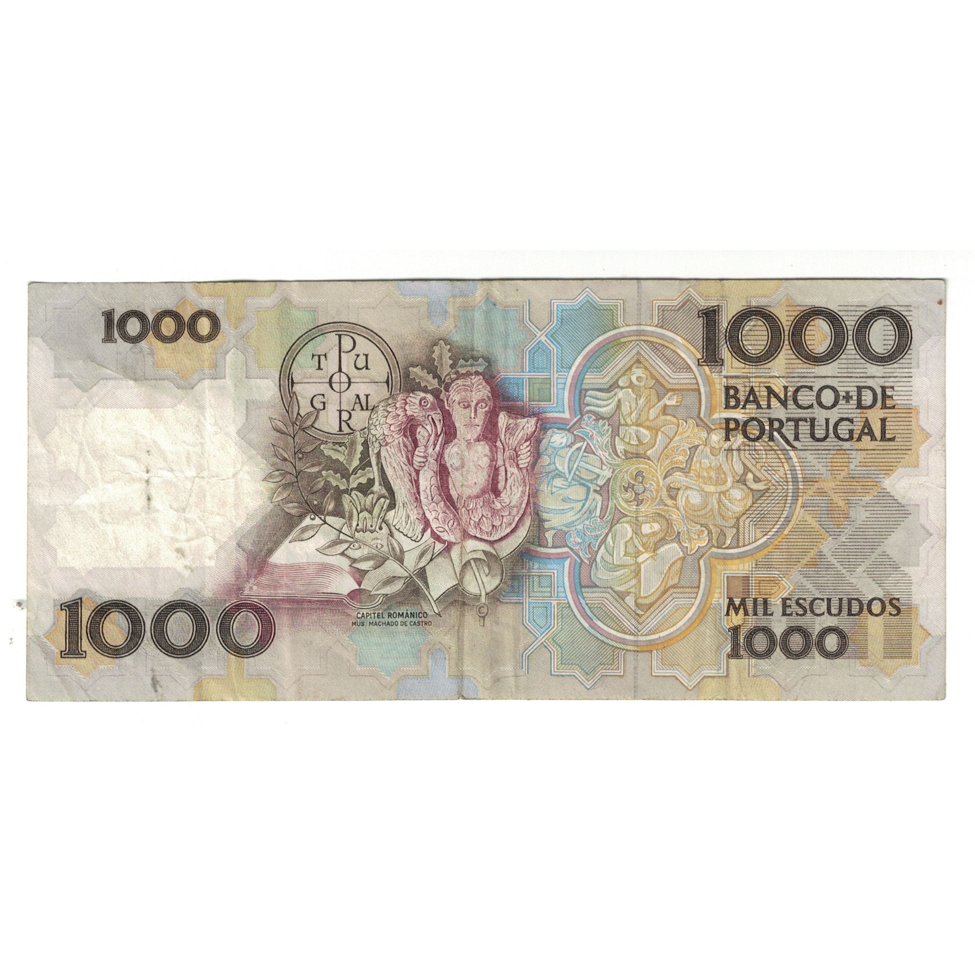 Billete, 1000 Escudos, 1983, Portugal, 1983-08-02, KM:181k, MBC