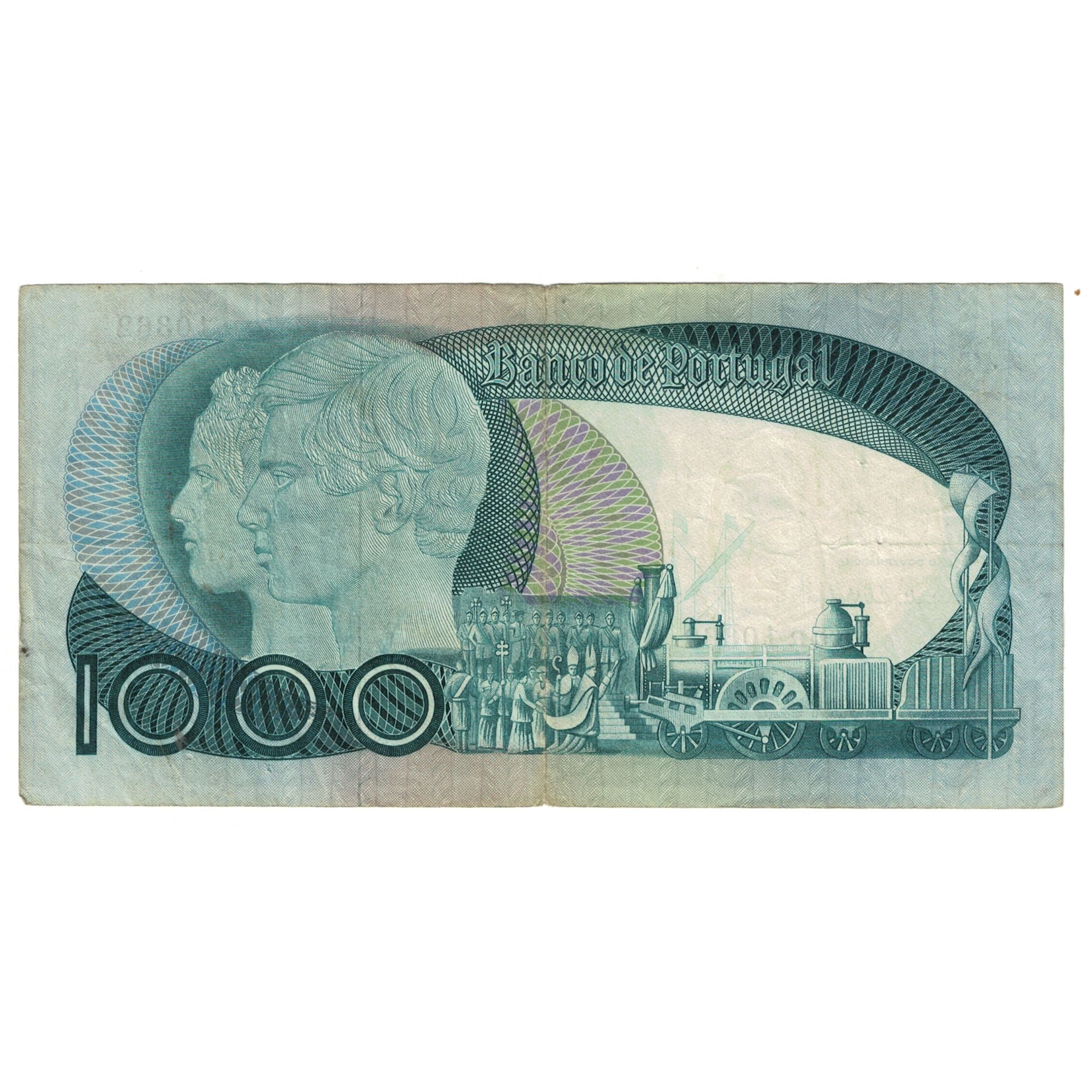 Geldschein, Portugal, 1000 Escudos, 1968, 1968-05-28, KM:175a, SS