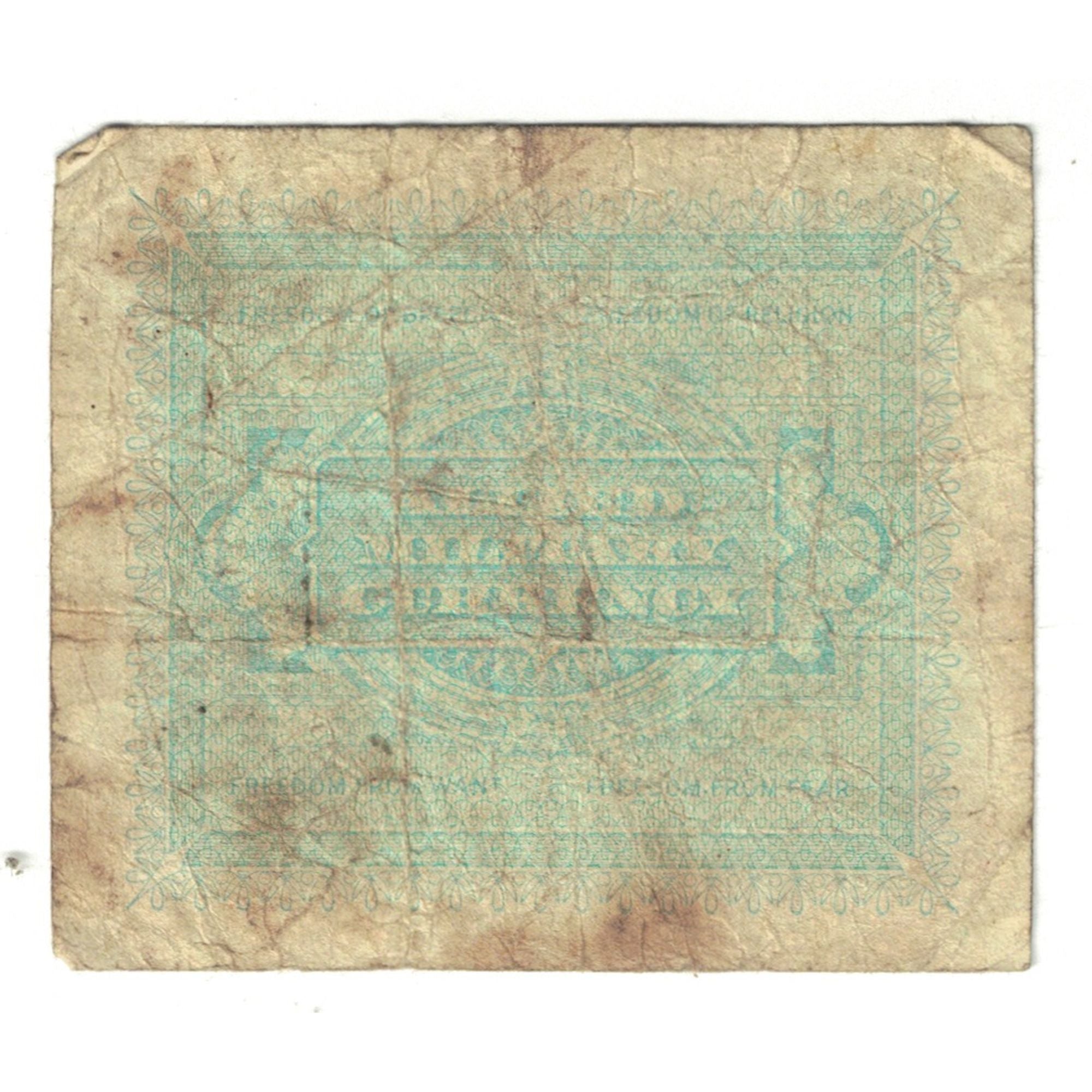 Banknote, Italy, 5 Lire, 1943, KM:M18b, VF(20-25)