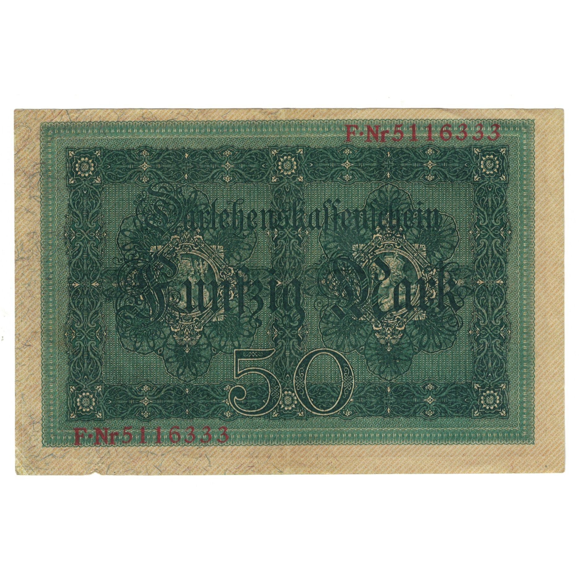 Banknote, Germany, 50 Mark, 1914, 1914-08-05, KM:49b, EF(40-45)