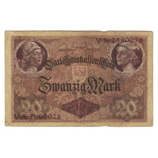 Banknote, Germany, 20 Mark, 1914, 1914-08-05, KM:48a, VF(20-25)