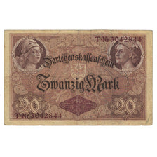 Billet, Allemagne, 20 Mark, 1914, 1914-08-05, KM:48a, TB