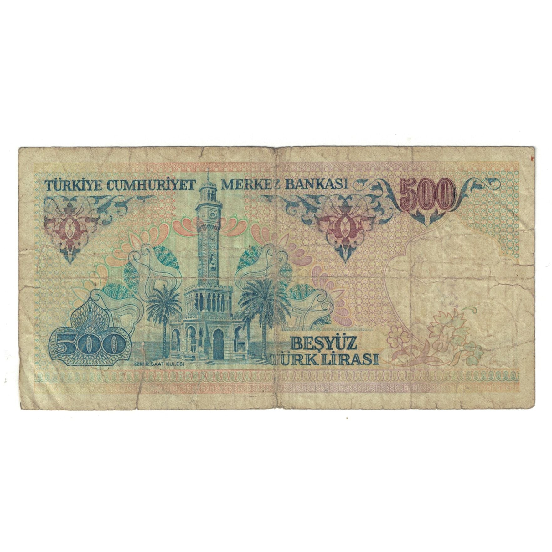 Geldschein, Türkei, 500 Lira, KM:195, SGE