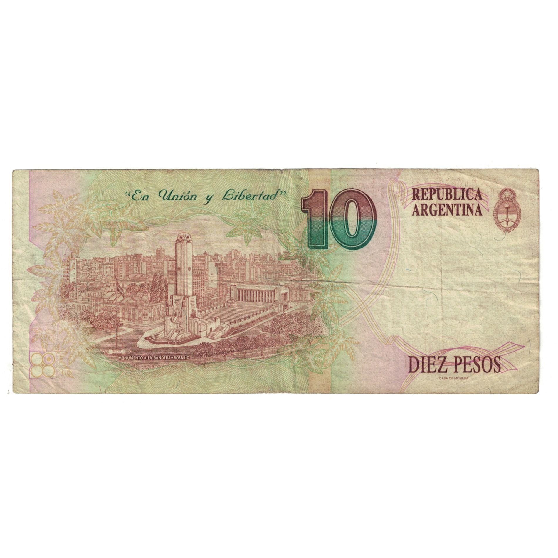 Banknote, Argentina, 10 Pesos, KM:342b, VF(20-25)