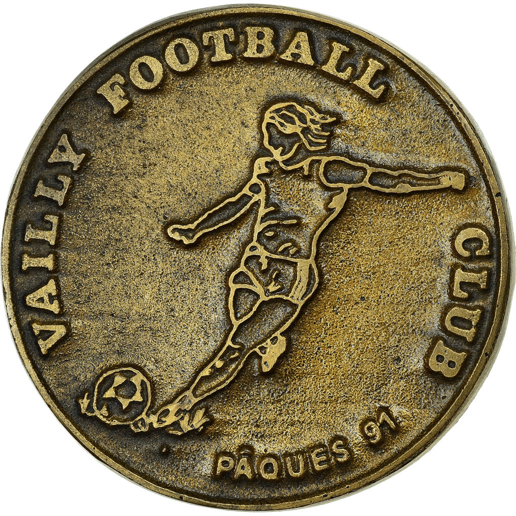 França, Medal, Vailly Football, Pâques, Desportos e Lazer, 1991, EF(40-45)