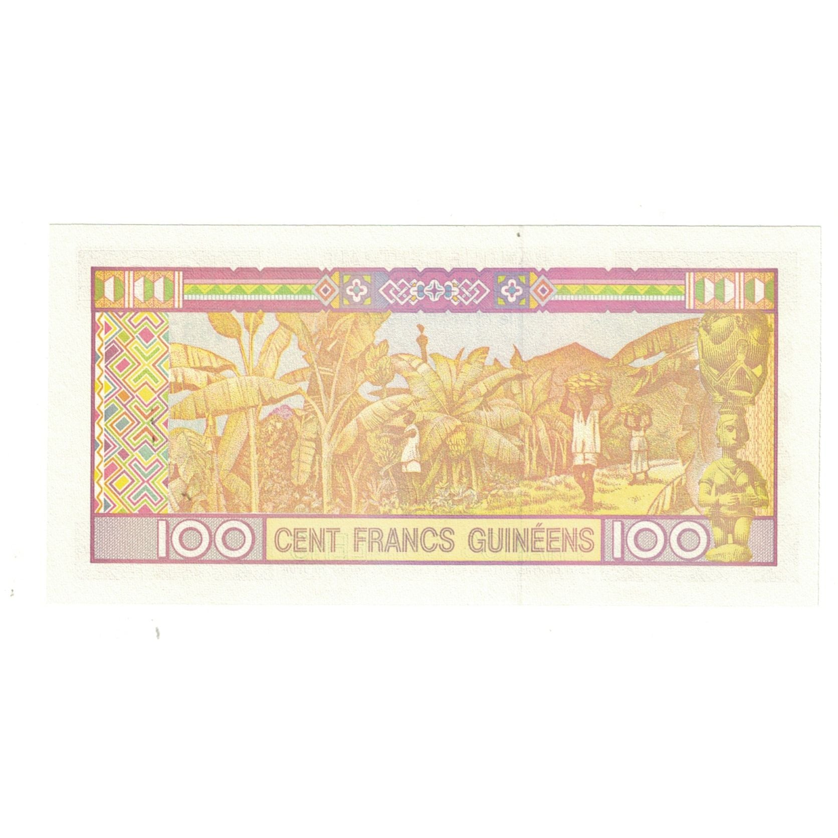 Banconote, Guinea, 100 Francs, 2012, KM:30a, FDS