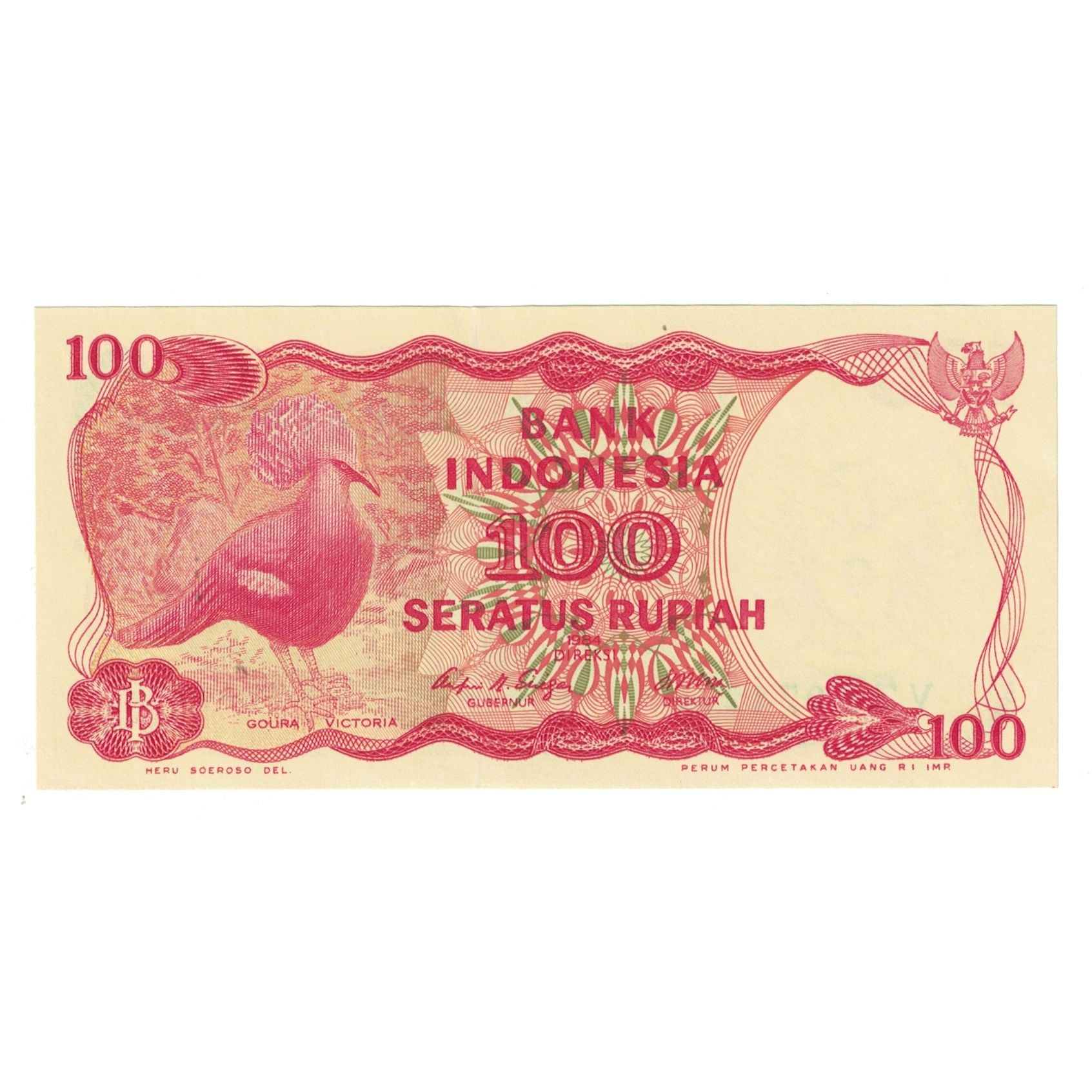 Biljet, Indonesië, 100 Rupiah, KM:122b, NIEUW