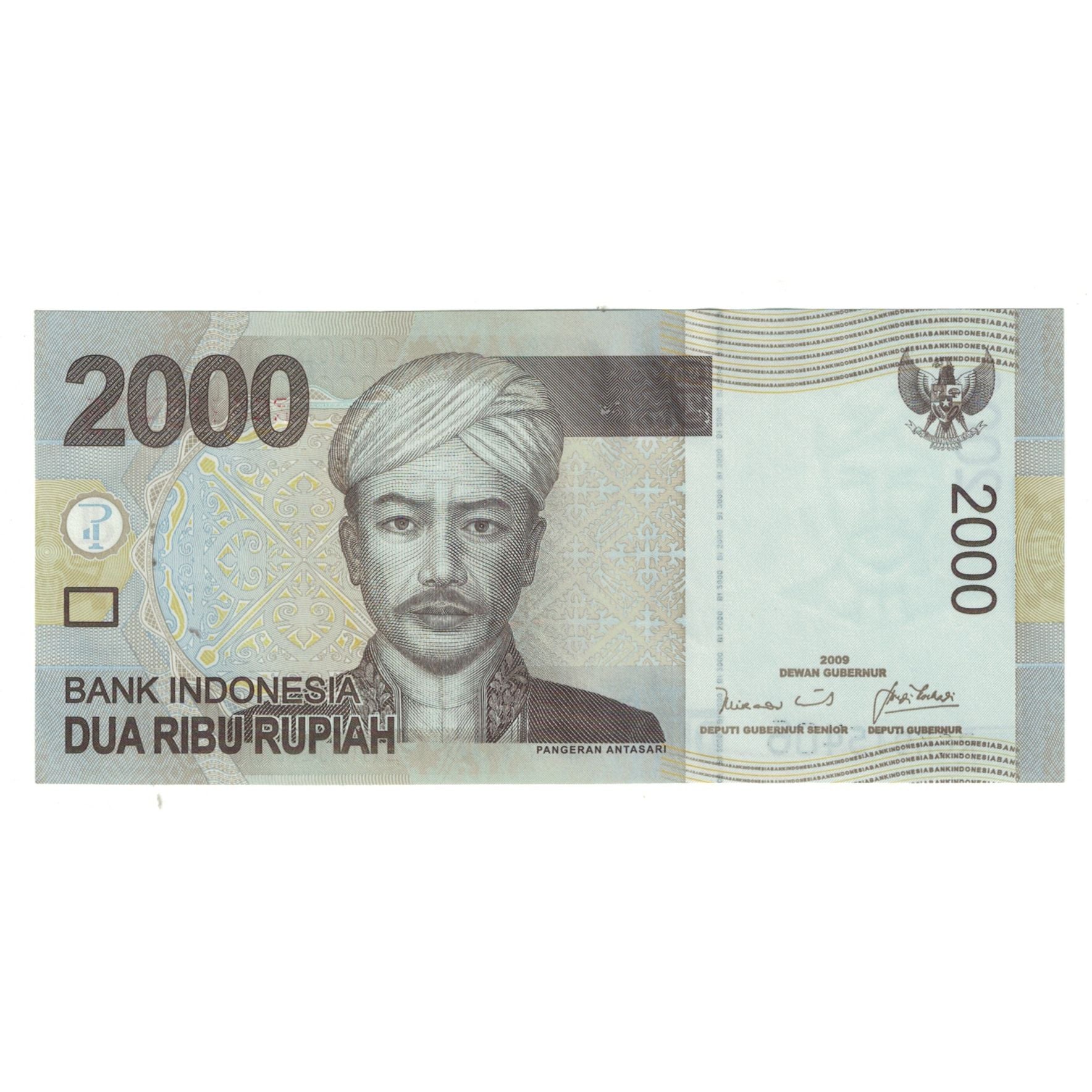 Biljet, Indonesië, 2000 Rupiah, 2009, KM:148b, NIEUW