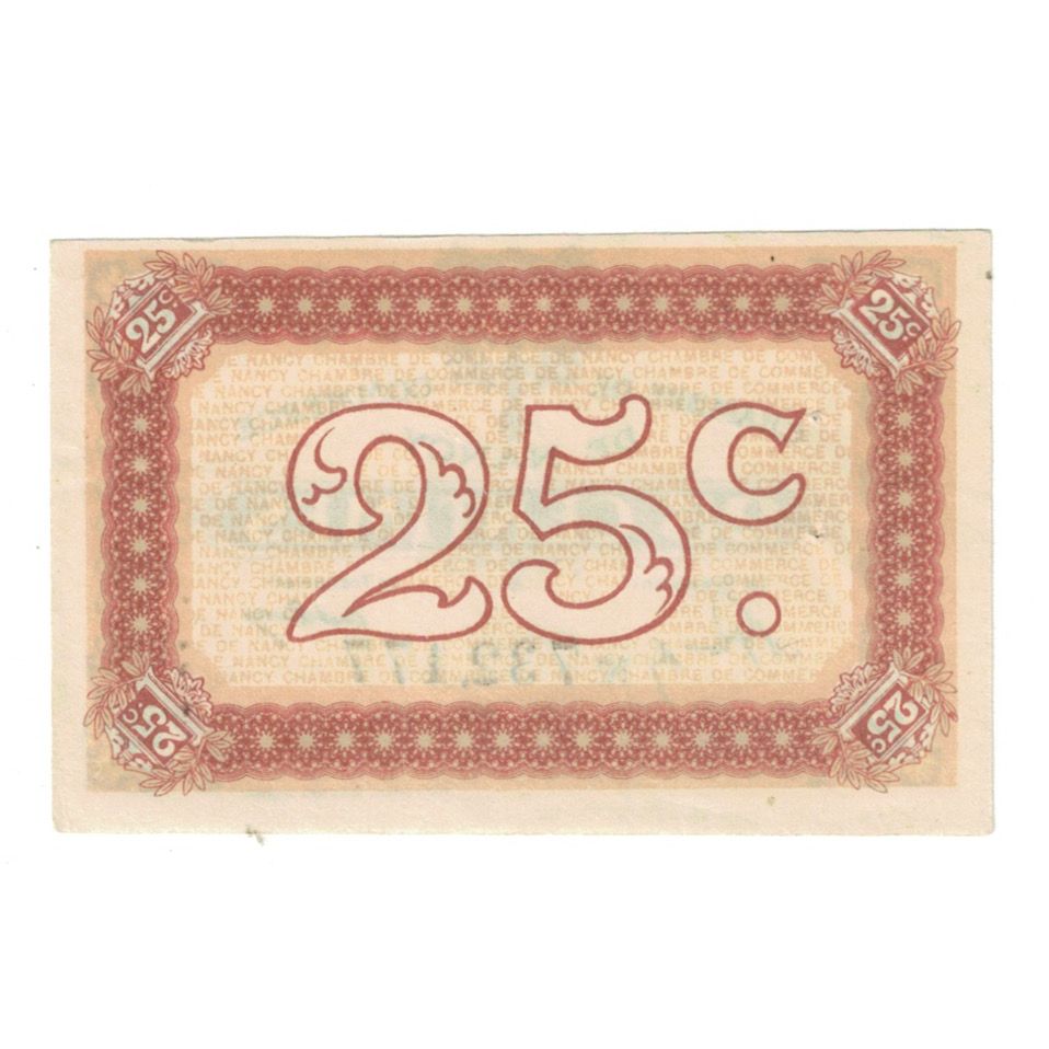 Francja, Nancy, 25 Centimes, UNC(63), Pirot:87.58