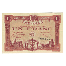 Francia, Nevers, 1 Franc, 1920, SPL, Pirot:90-19