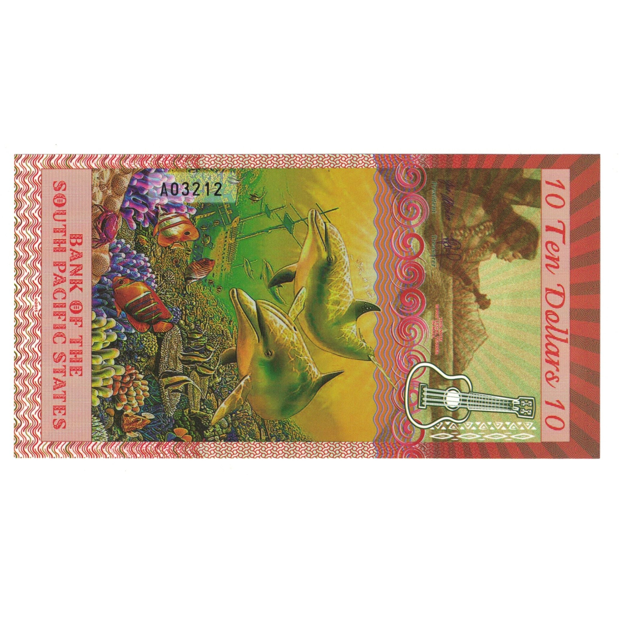 Billete, 10 Dollars, 2015, Estados Unidos, 2015-03-22, MAUI PACIFIC STATES, UNC
