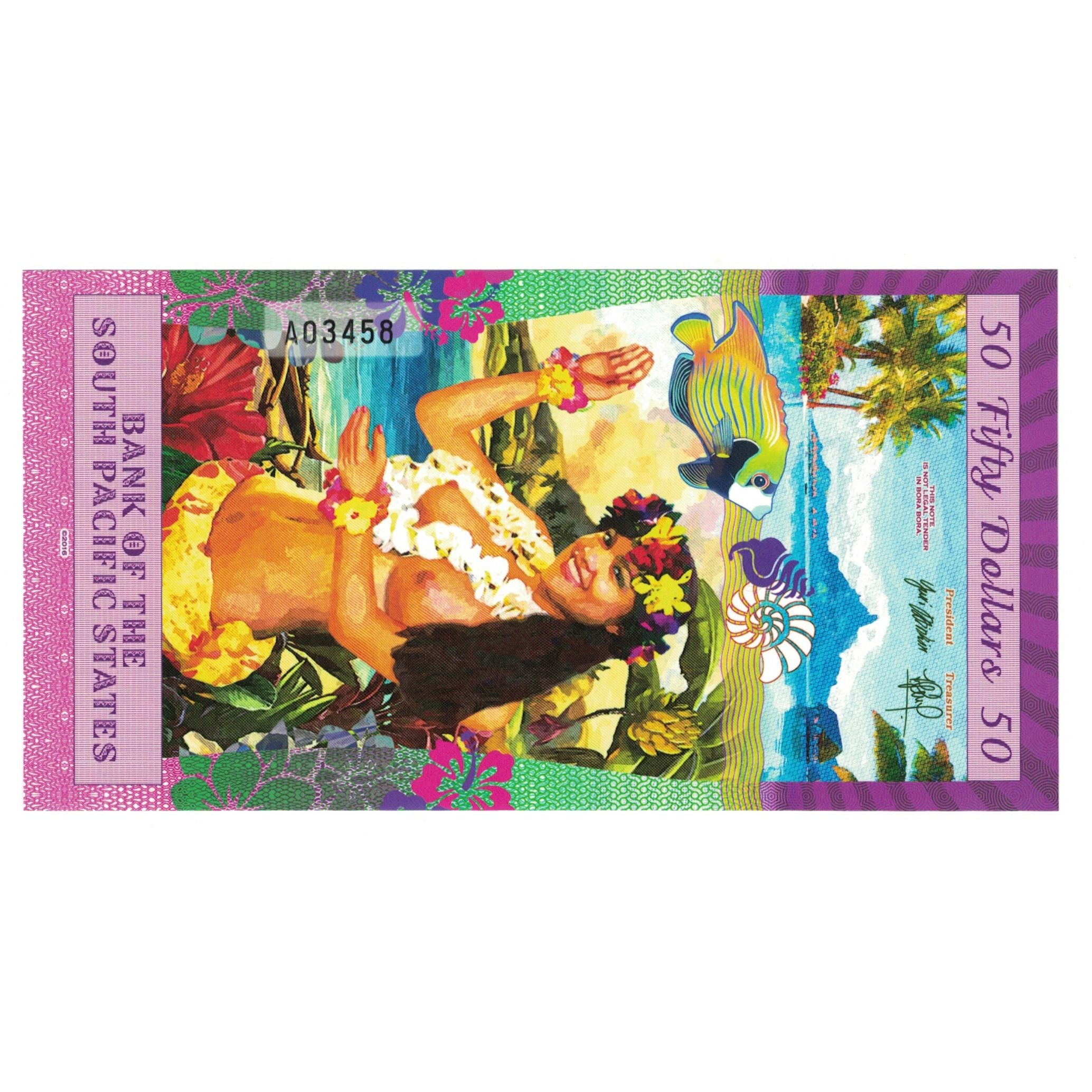 Banknote, United States, 50 Dollars, 2016, 2016-06-24, BORA BORA PACIFIC STATES