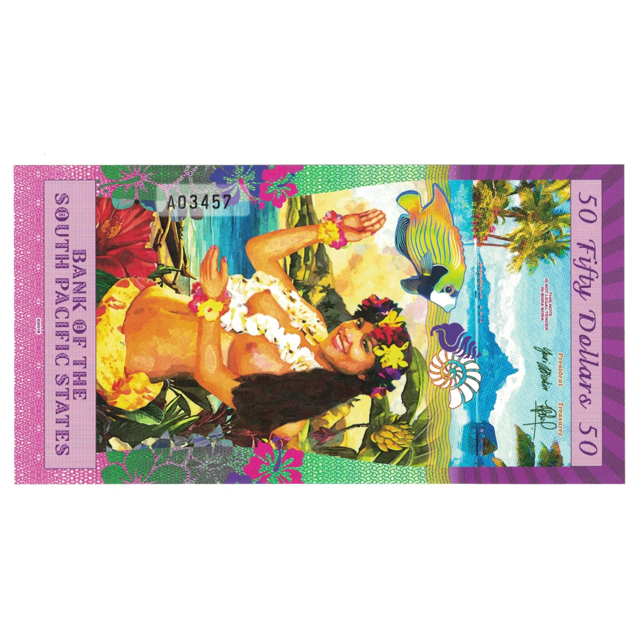Banconote, Stati Uniti, 50 Dollars, 2016, 2016-06-24, BORA BORA PACIFIC STATES