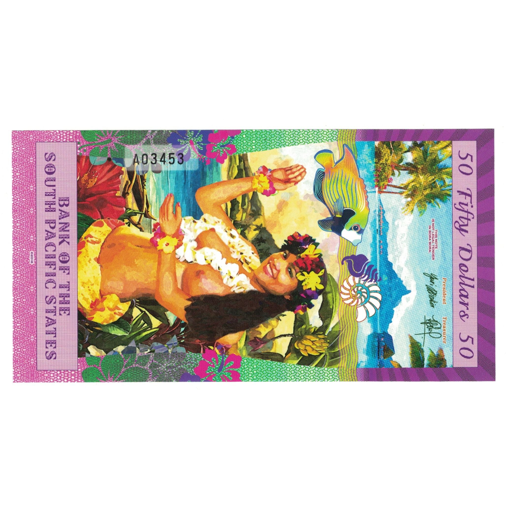 Geldschein, Vereinigte Staaten, 50 Dollars, 2016, 2016-06-24, BORA BORA PACIFIC