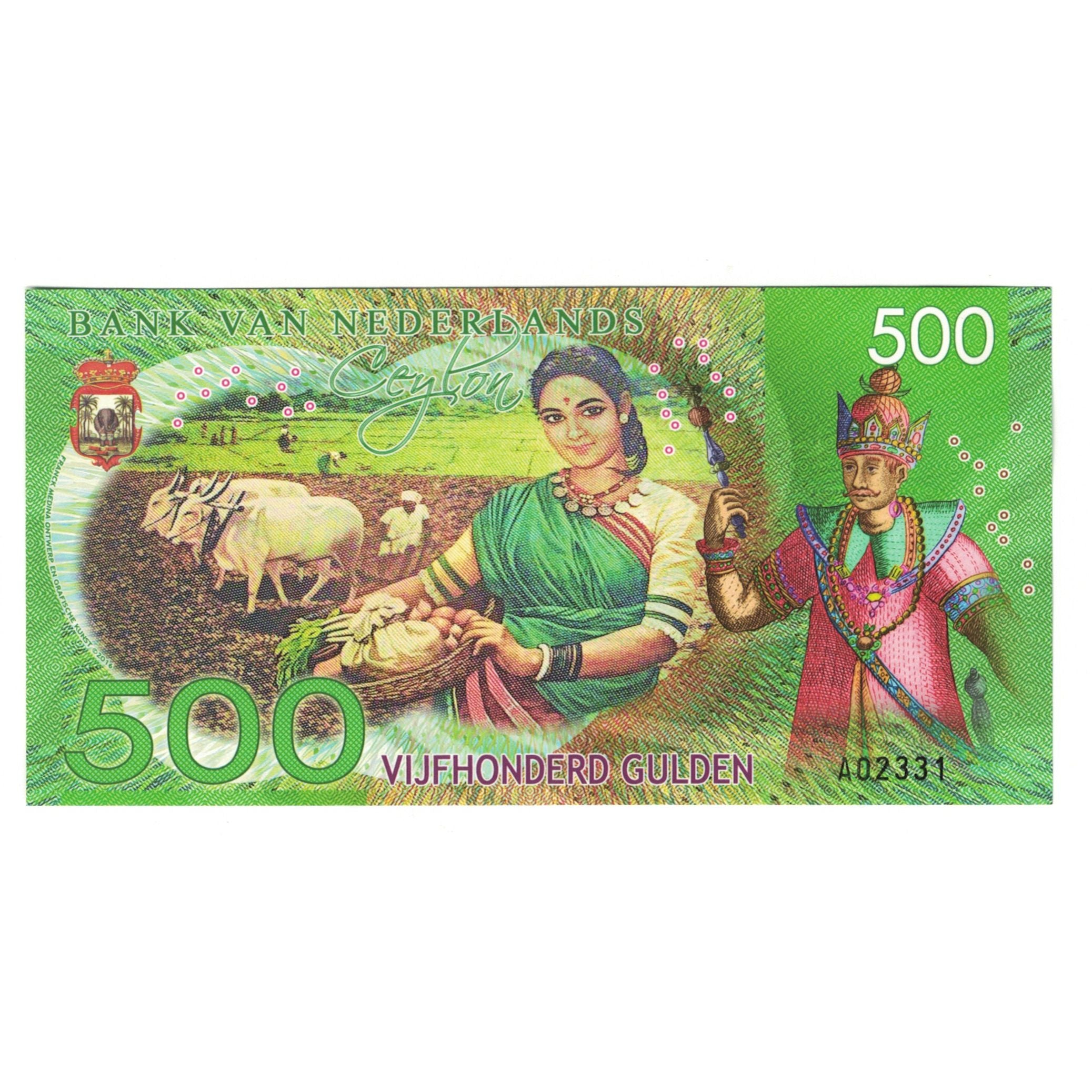 Banknote, Netherlands, 500 Gulden, 2016, 2016-04-06, CEYLON, UNC(65-70)