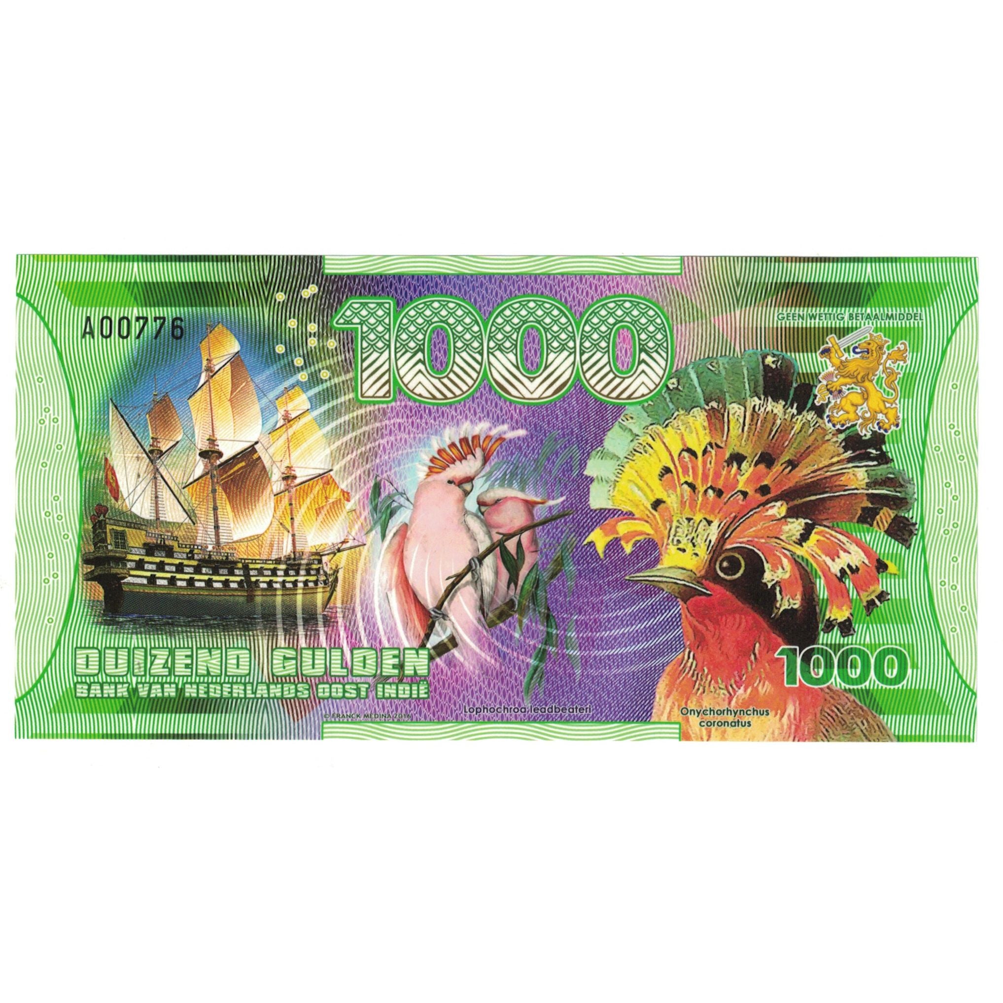 Banknote, Netherlands, 1000 Gulden, 2016, 2016-12-11, OOST INDIES, UNC(65-70)