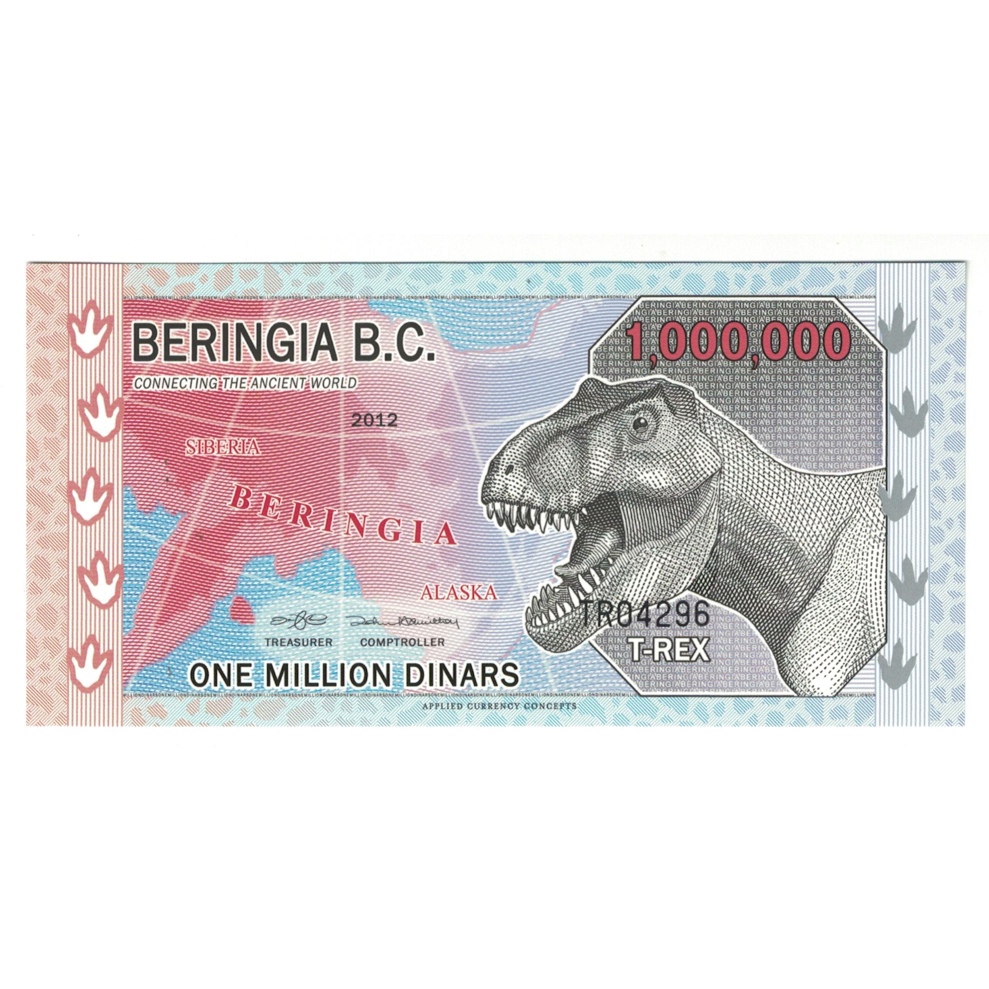 Billet, Canada, Dinar, 2012, 1000000 BERINGIA B C, NEUF