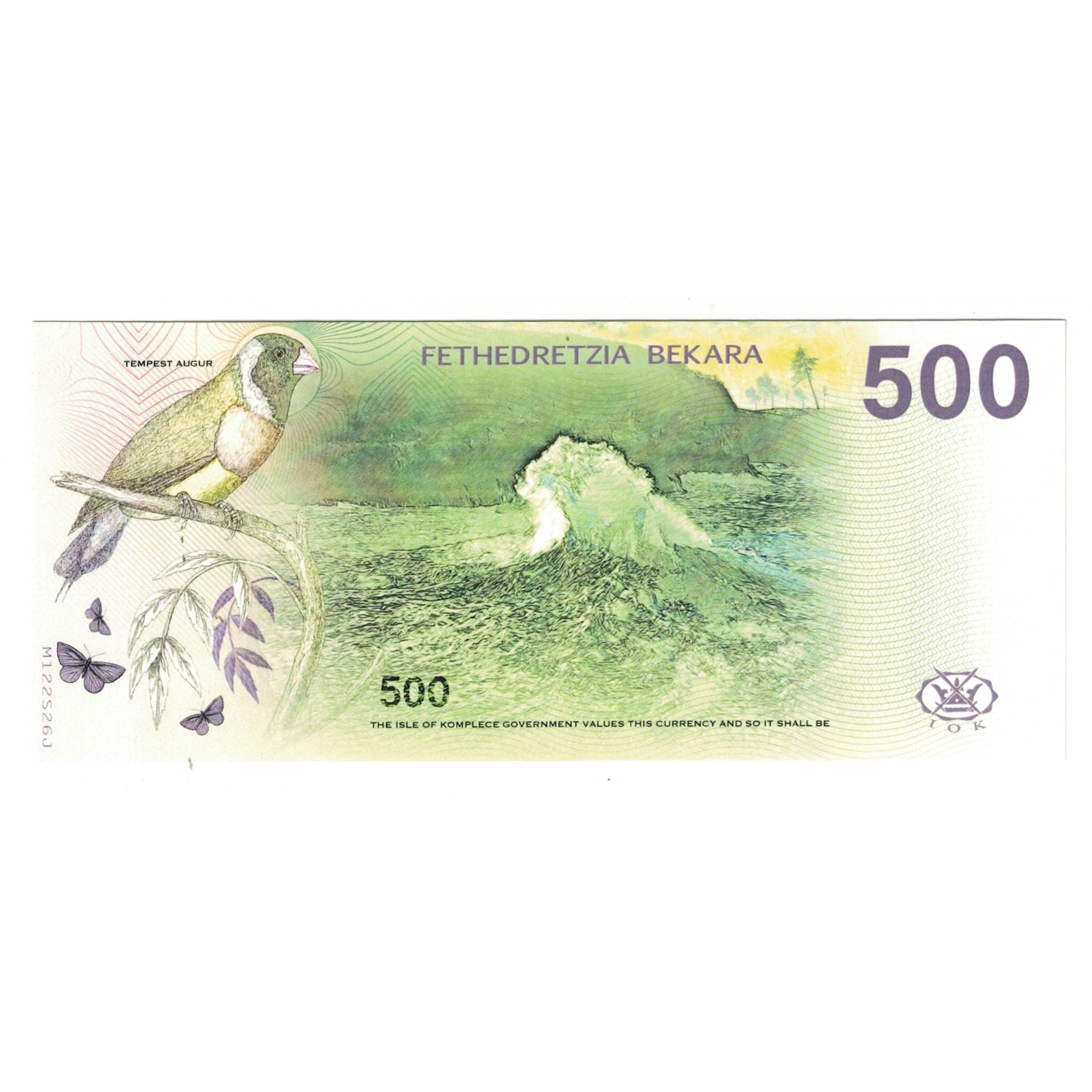 Billet, États-Unis, Billet Touristique, 2019, ISLE OF KOMPLECE 500 BEKARA, NEUF