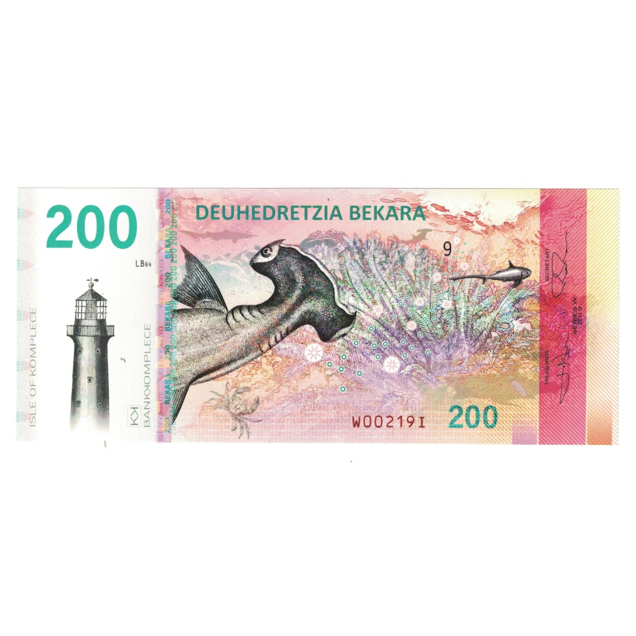 Billet, États-Unis, Billet Touristique, 2019, ISLE OF KOMPLECE 200 BEKARA, NEUF