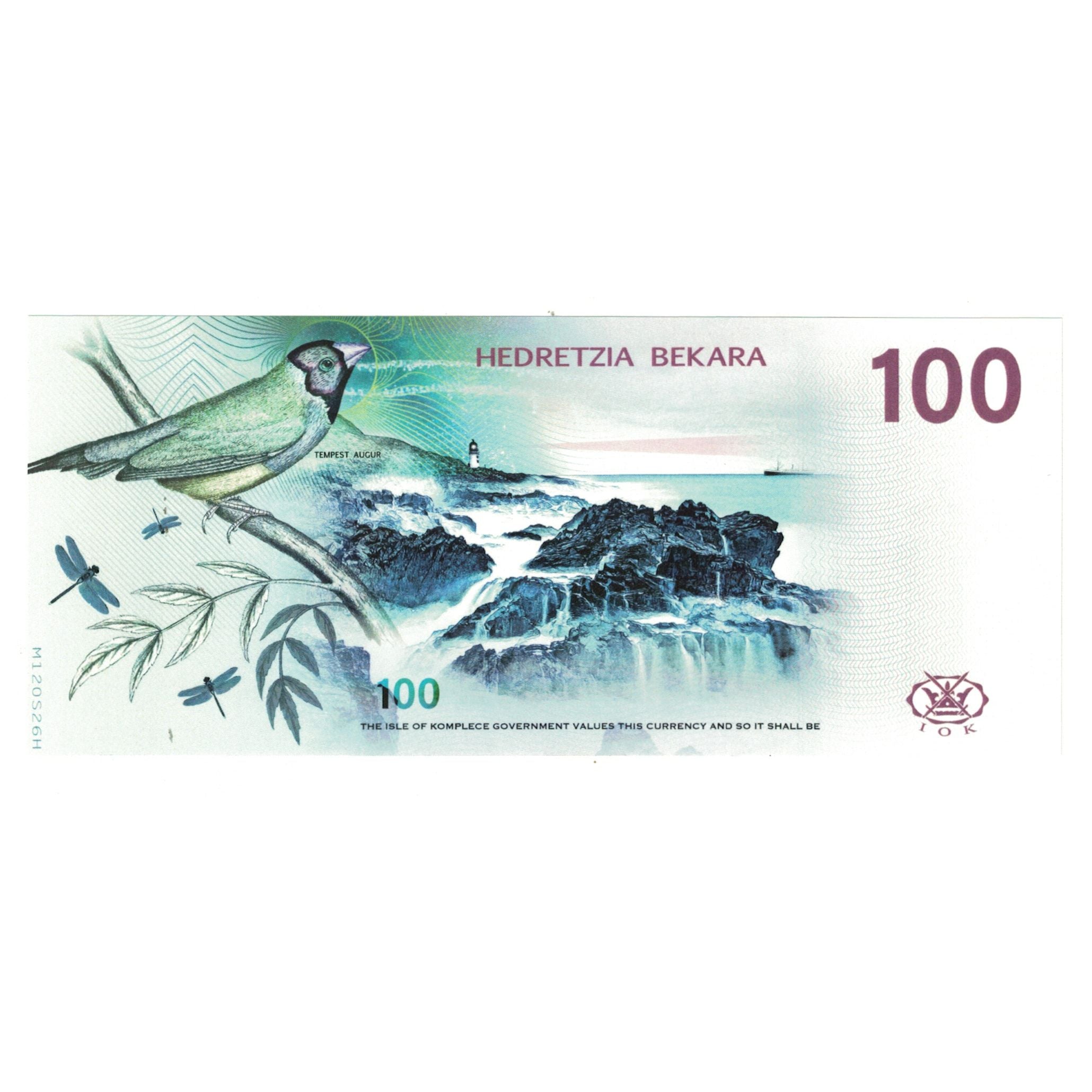 Billet, États-Unis, Billet Touristique, 2019, ISLE OF KOMPLECE 100 BEKARA, NEUF