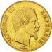 Moneta, Francia, Napoleon III, Napoléon III, 100 Francs, 1858, Paris, BB+, Oro