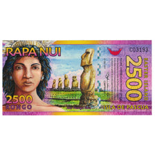 Billet, Chile, Billet Touristique, 2500 RONGO ISLA DE PASCUA, NEUF