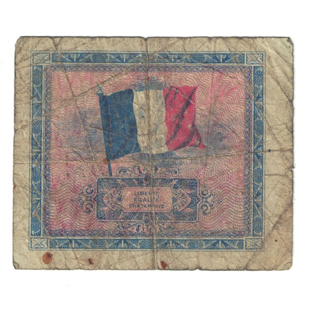 Frankreich, 2 Francs, Flag/France, 1944, SGE+, Fayette:16.3, KM:114a