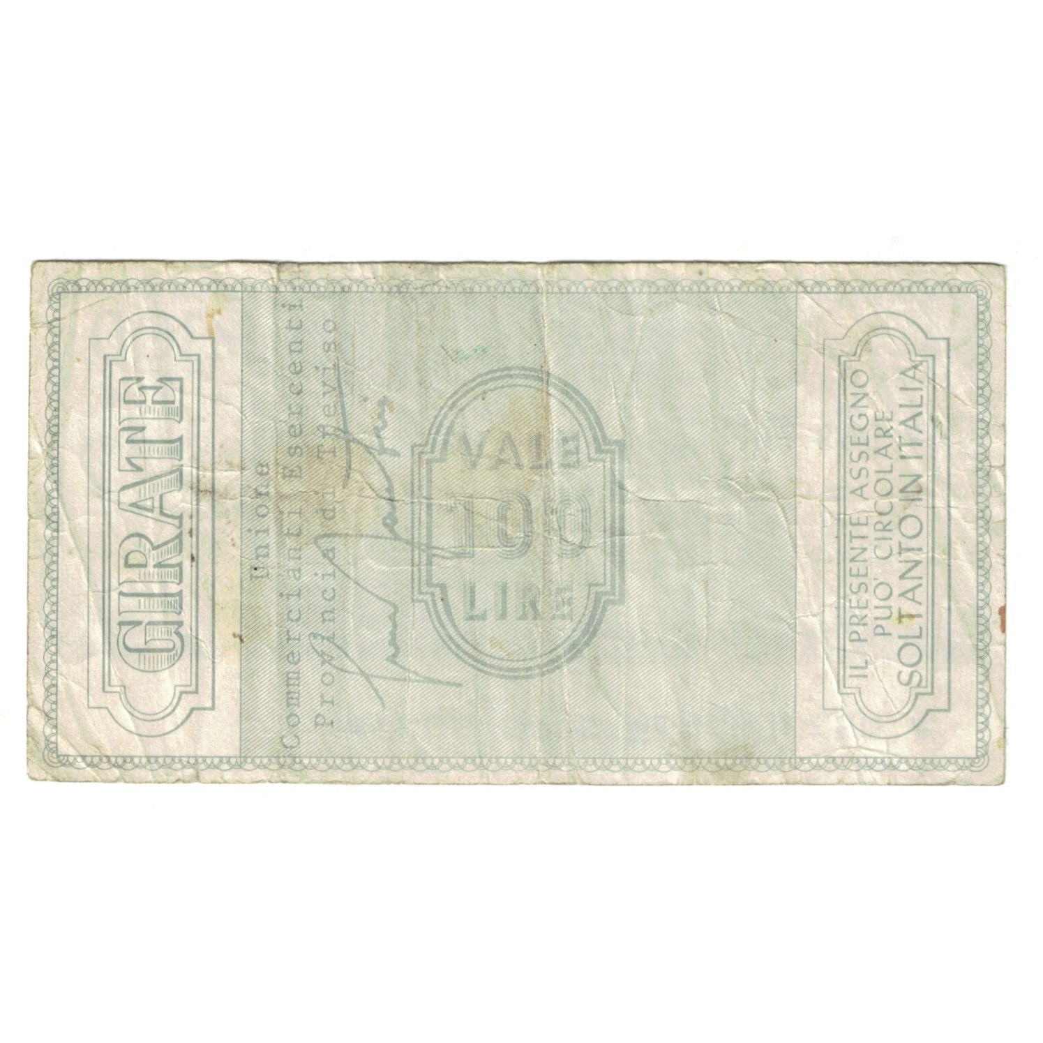 Billet, Italie, 100 Lire, 1976, 1976-09-20, Verona, TTB