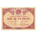 France, Nantes, 1 Franc, AU(55-58), Pirot:88-8