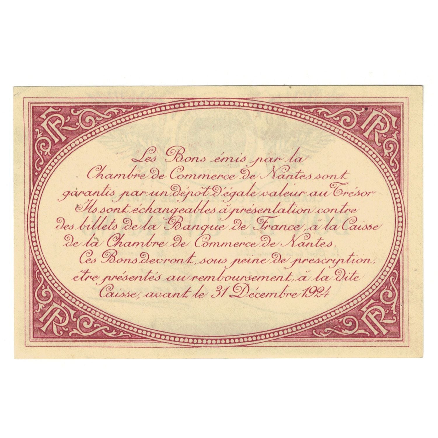 France, Nantes, 1 Franc, AU(55-58), Pirot:88-8