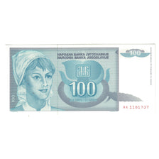 Banknot, Jugosławia, 100 Dinara, 1992, Undated, KM:112, UNC(65-70)