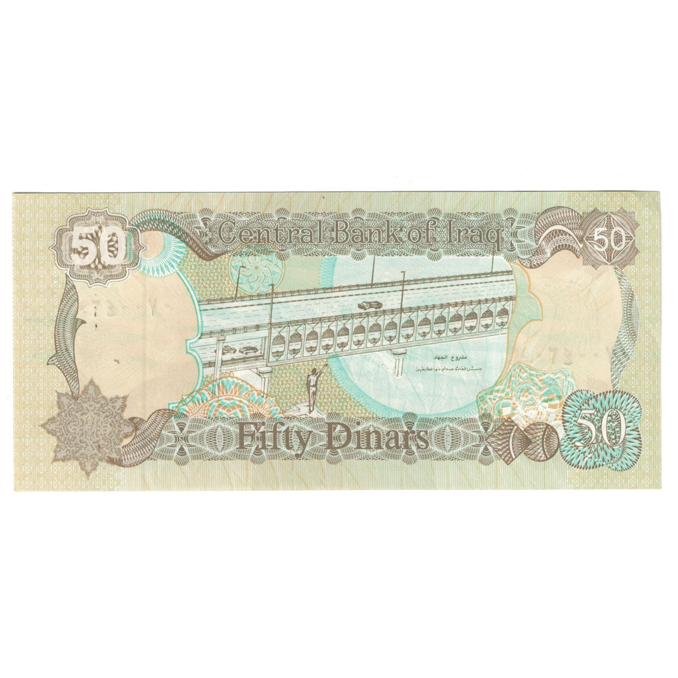 Banconote, Iraq, 50 Dinars, KM:83, FDS