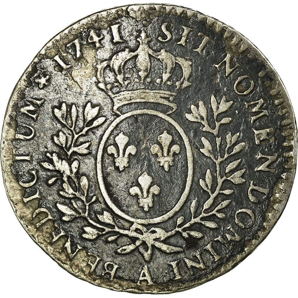 Monnaie, France, Louis XV, 1/10 Écu au bandeau, 12 Sols, 1/10 ECU, 1741, Paris