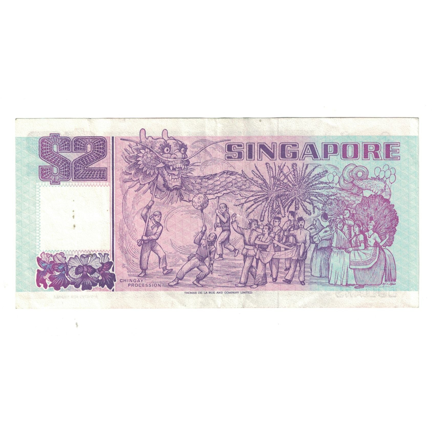 Banknote, Singapore, 2 Dollars, 1992, KM:28, EF(40-45)