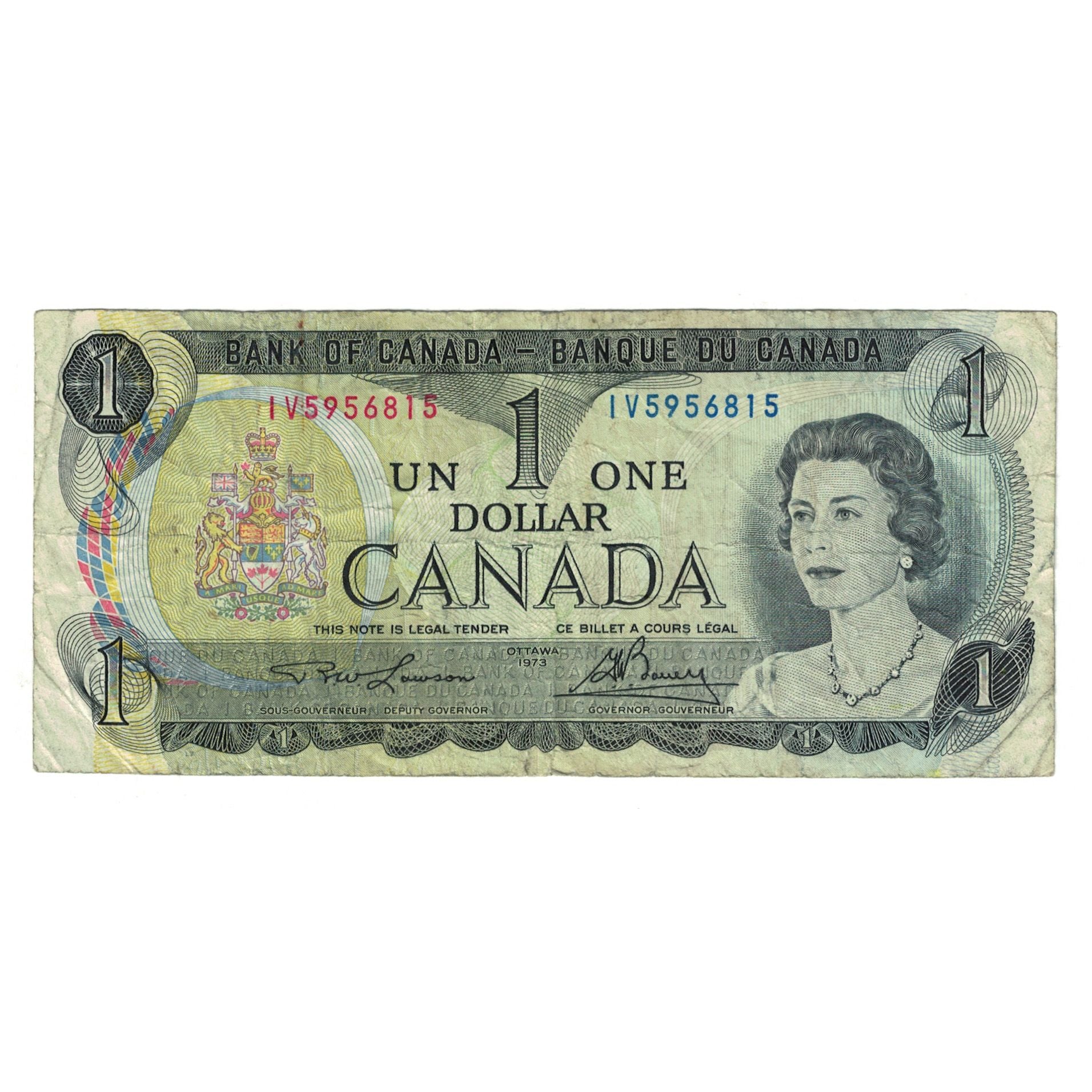 Billete, 1 Dollar, 1973, Canadá, KM:85b, BC