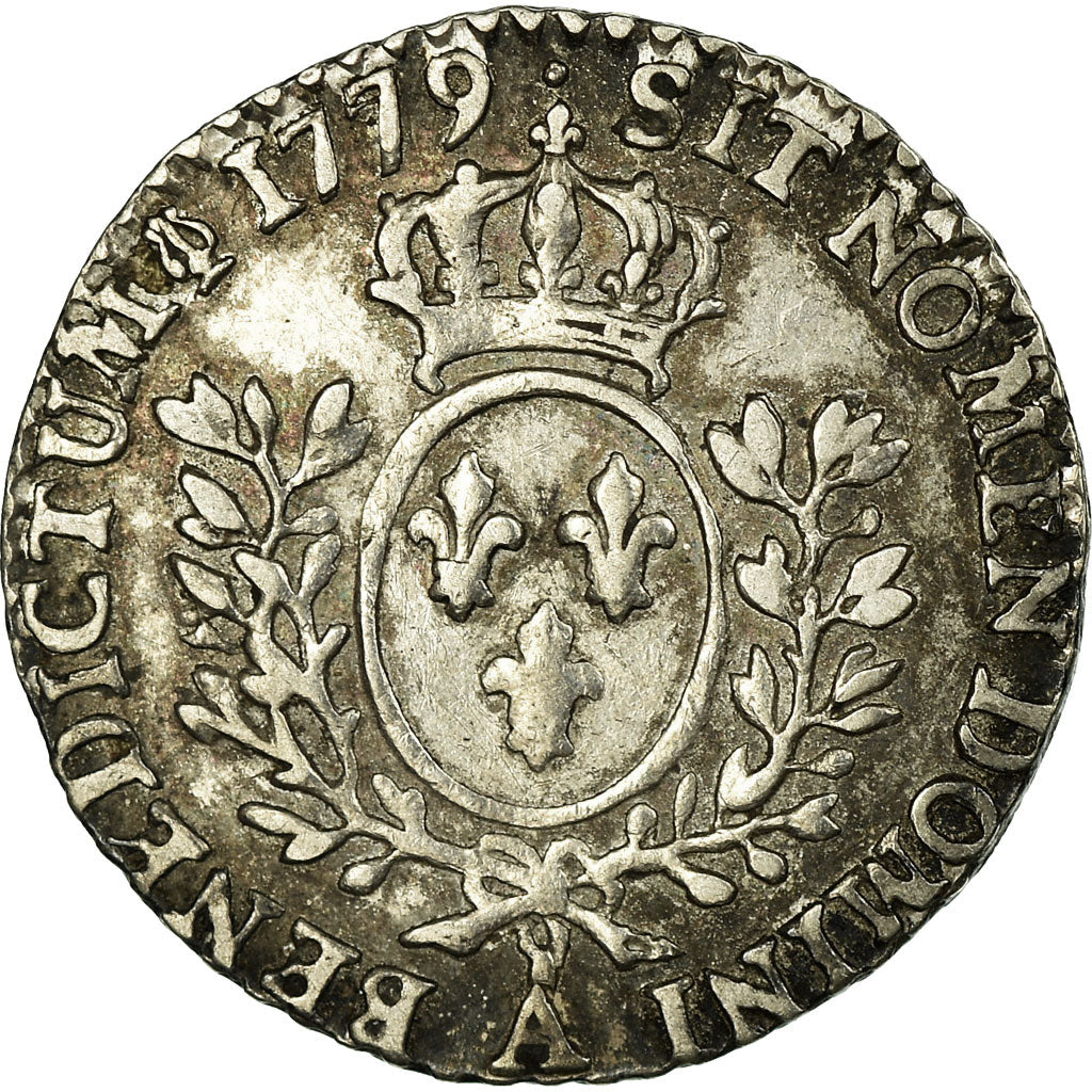 Coin, France, Louis XV, 1/20 Écu à la vieille tête (6 sols), 6 Sols, 1/20