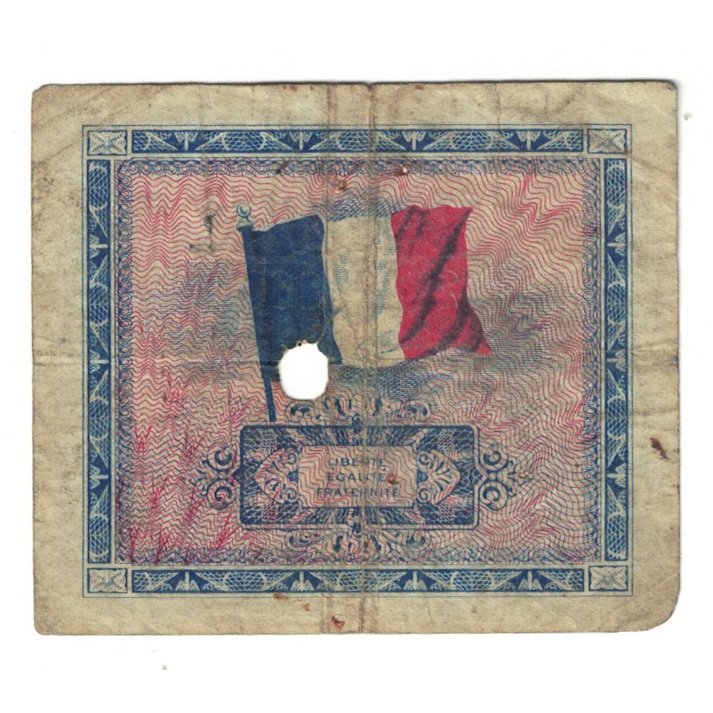 Frankrijk, 5 Francs, Flag/France, 1944, 27497868, TB, Fayette:17.1, KM:115a