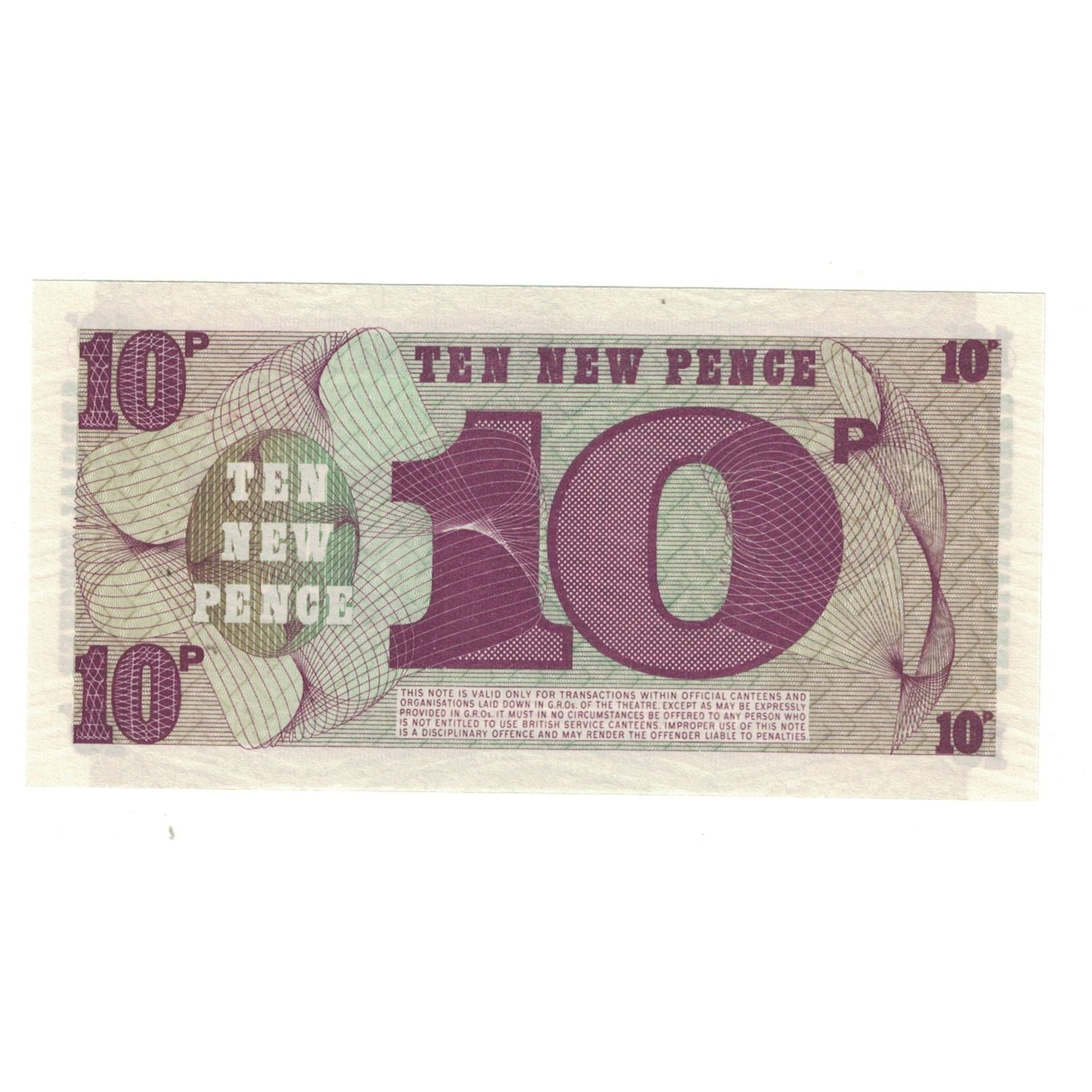 Banknote, Great Britain, 10 New Pence, KM:M45a, UNC(65-70)
