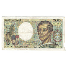 Francja, 200 Francs, Montesquieu, 1989, E.071821185, VF(20-25), Fayette:70.09