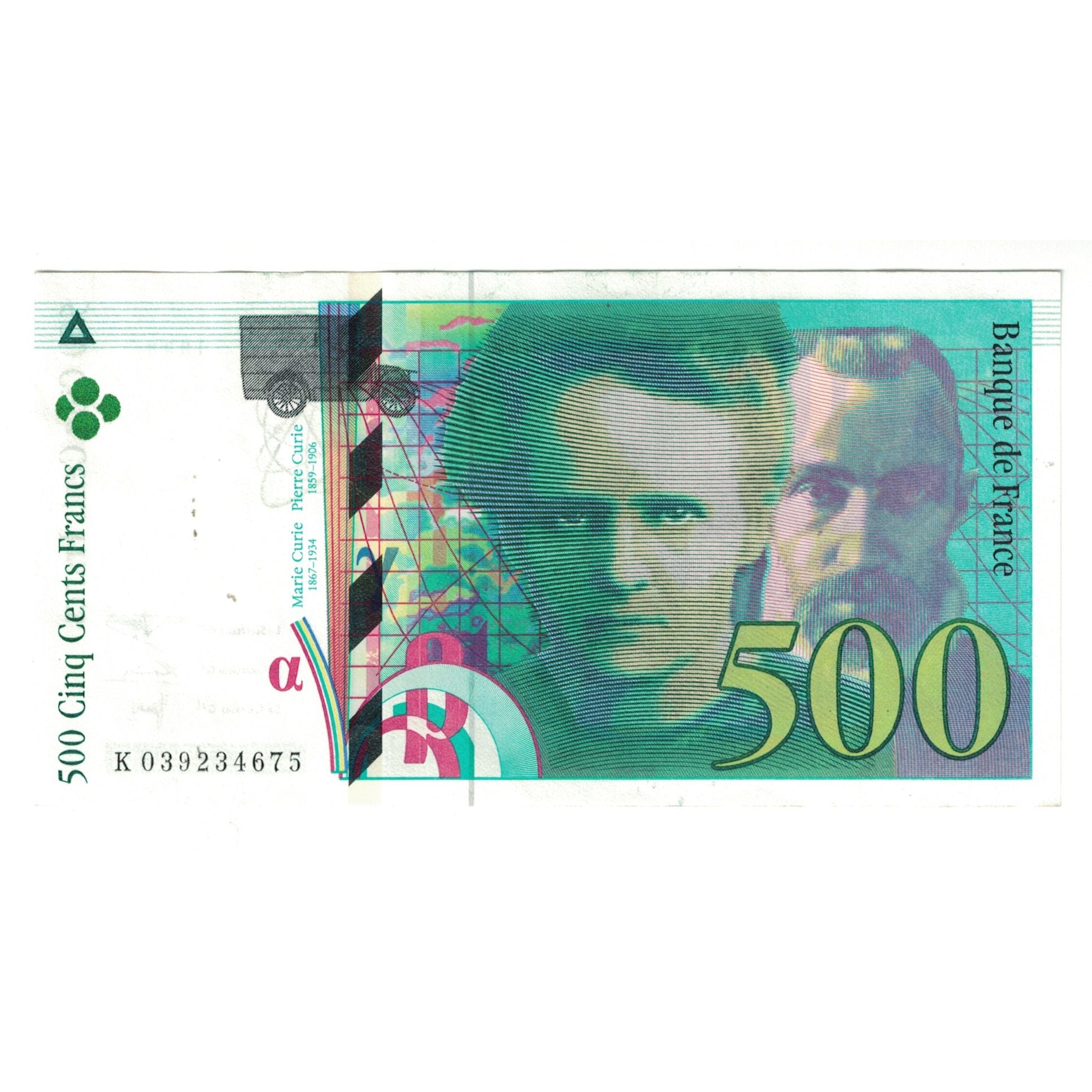 Francia, 500 Francs, Pierre et Marie Curie, 1998, K 039234675, SPL