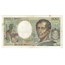 França, 200 Francs, Montesquieu, 1985, T.032 905668, VF(20-25), Fayette:70.5
