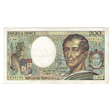 Francia, 200 Francs, Montesquieu, 1985, U.037 620185, MB+, Fayette:70.5, KM:155a