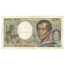 France, 200 Francs, Montesquieu, 1981, Y.008 973739, VF(30-35), Fayette:70.1